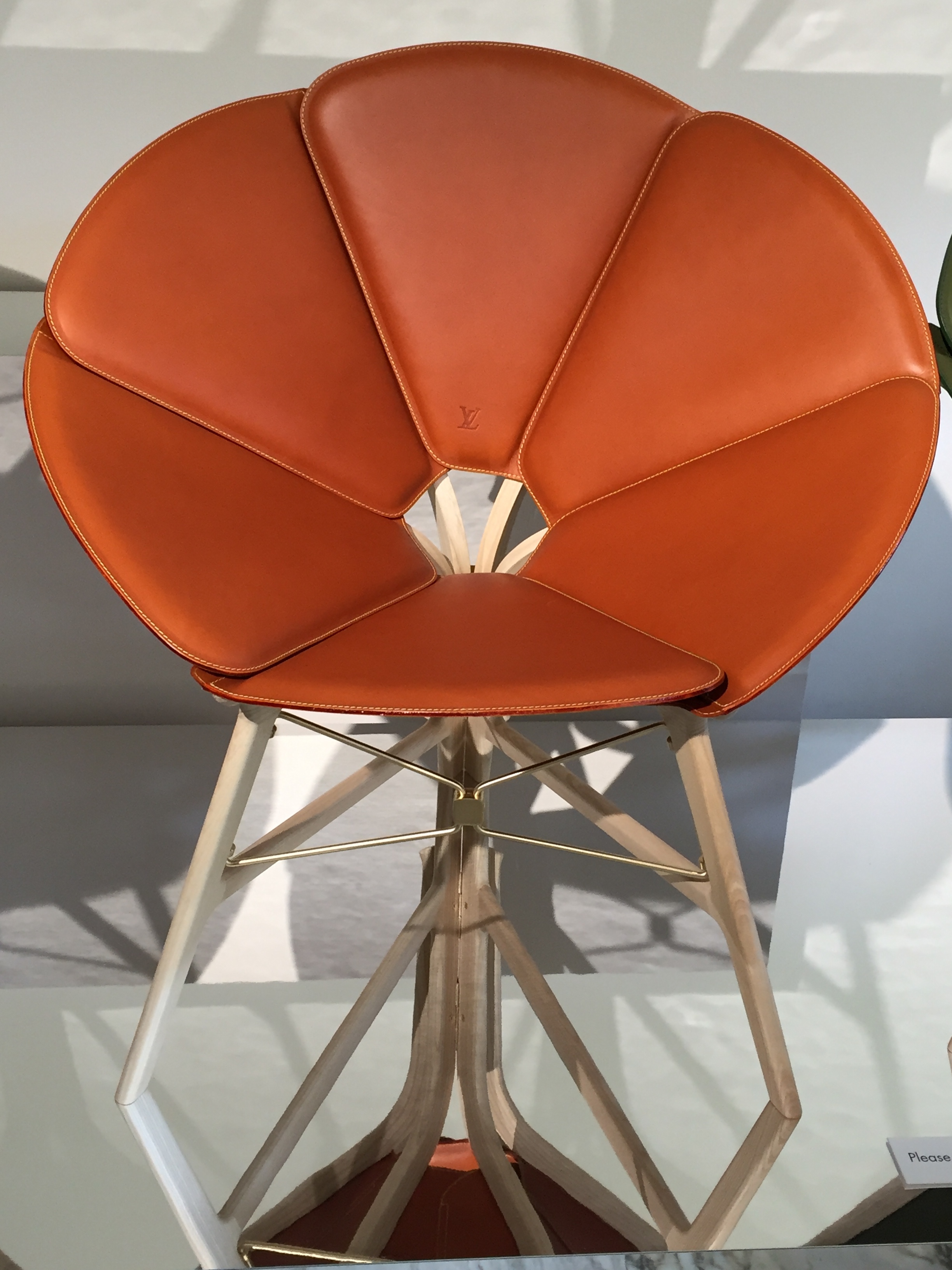 Raw Edges' Concertina Chair by Louis Vuitton from the Collection Objets  Nomades