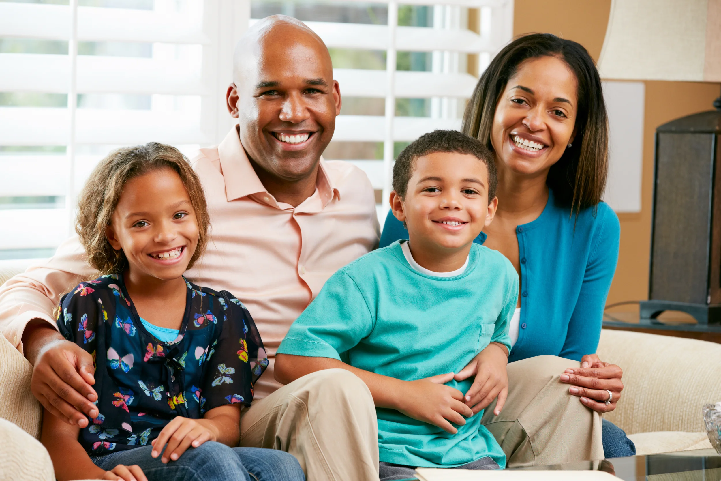 family happy with their property management