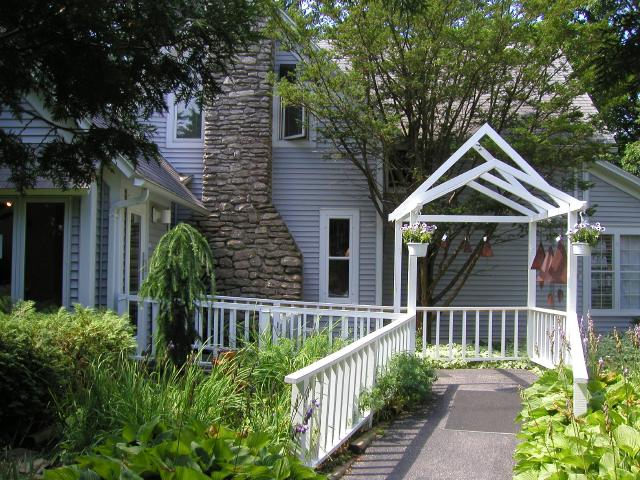 Entrance to Blue Dolphin House