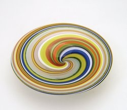 Hand Blown Glass Bowl