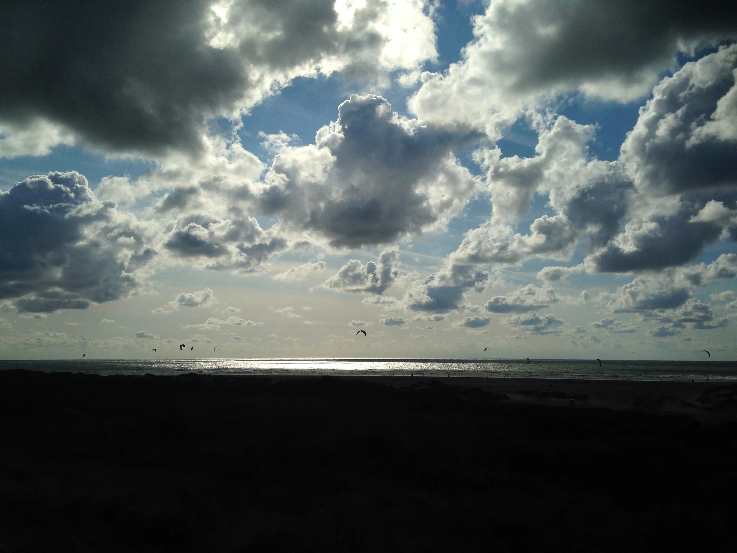 Clouds at IJmuiden beach