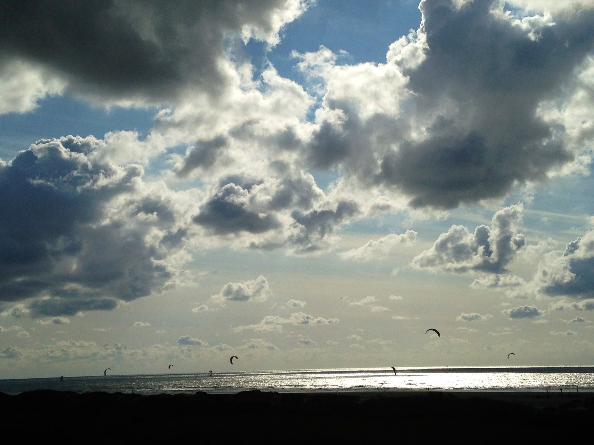 Clouds at IJmuiden beach
