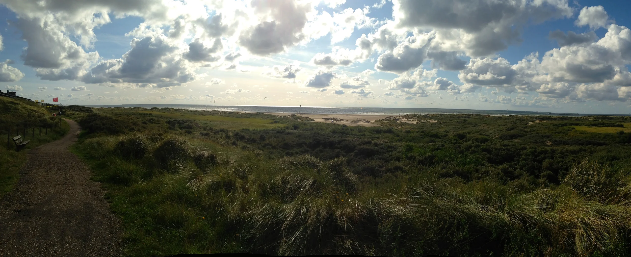 Clouds at IJmuiden beach