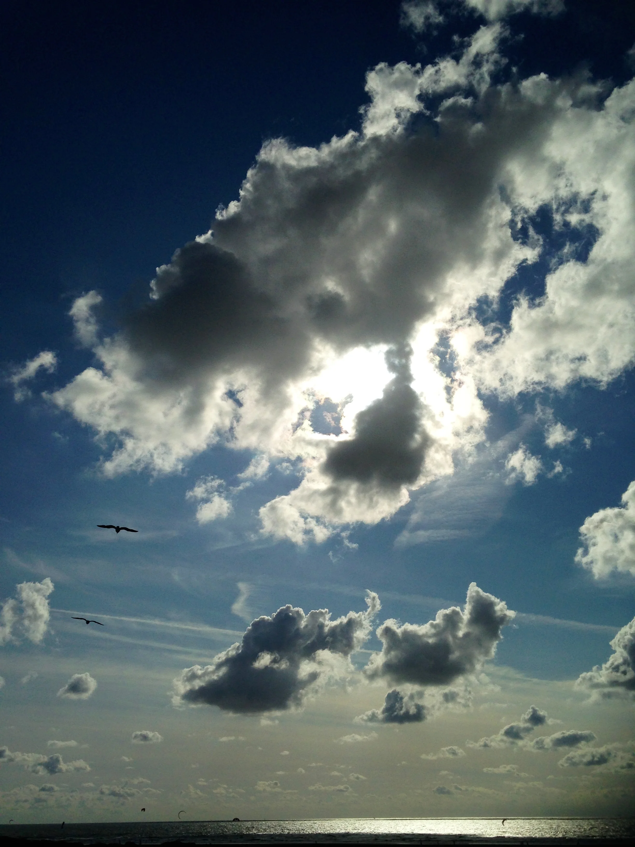 Clouds at IJmuiden beach