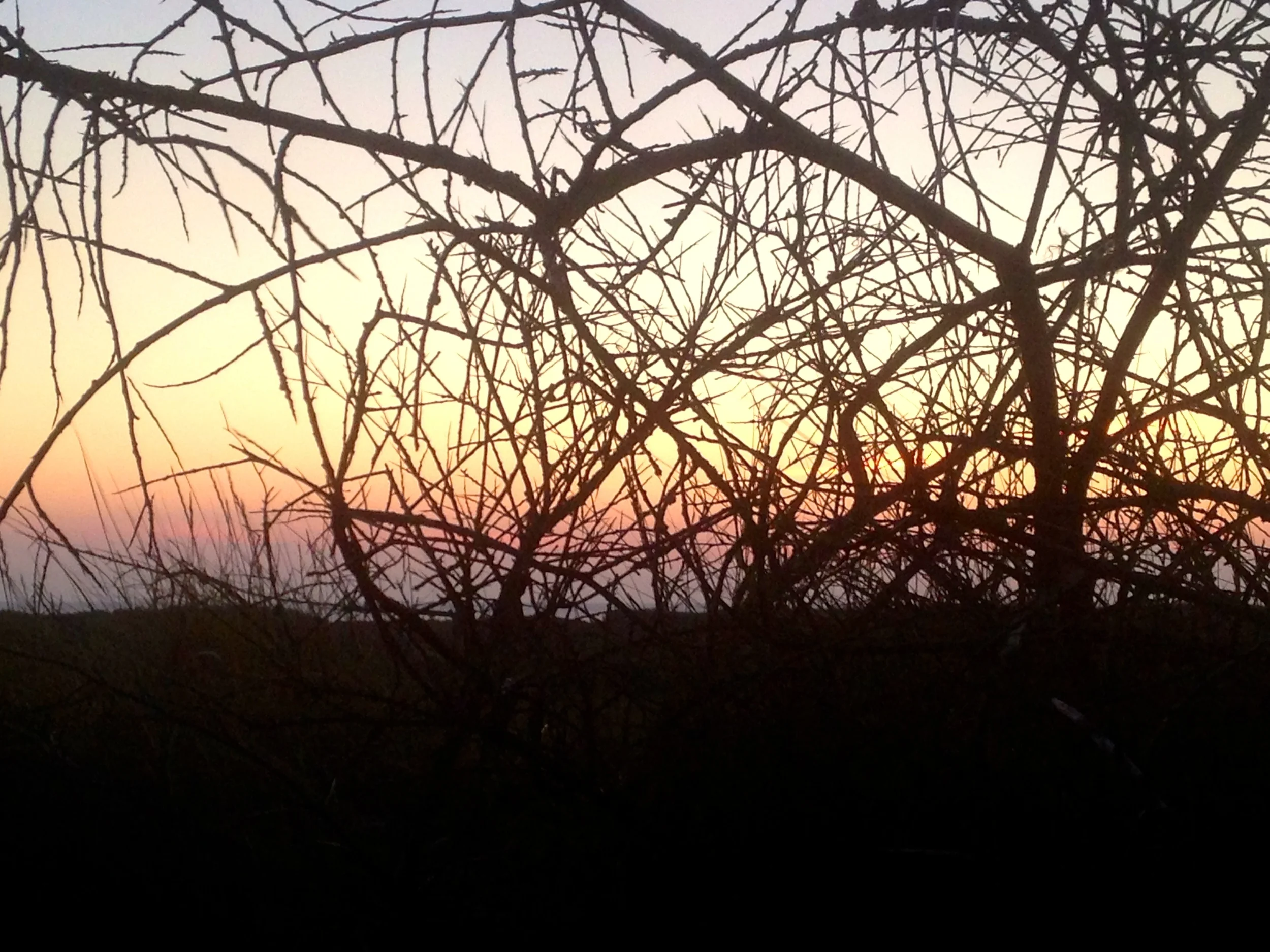 Sunset at IJmuiden beach