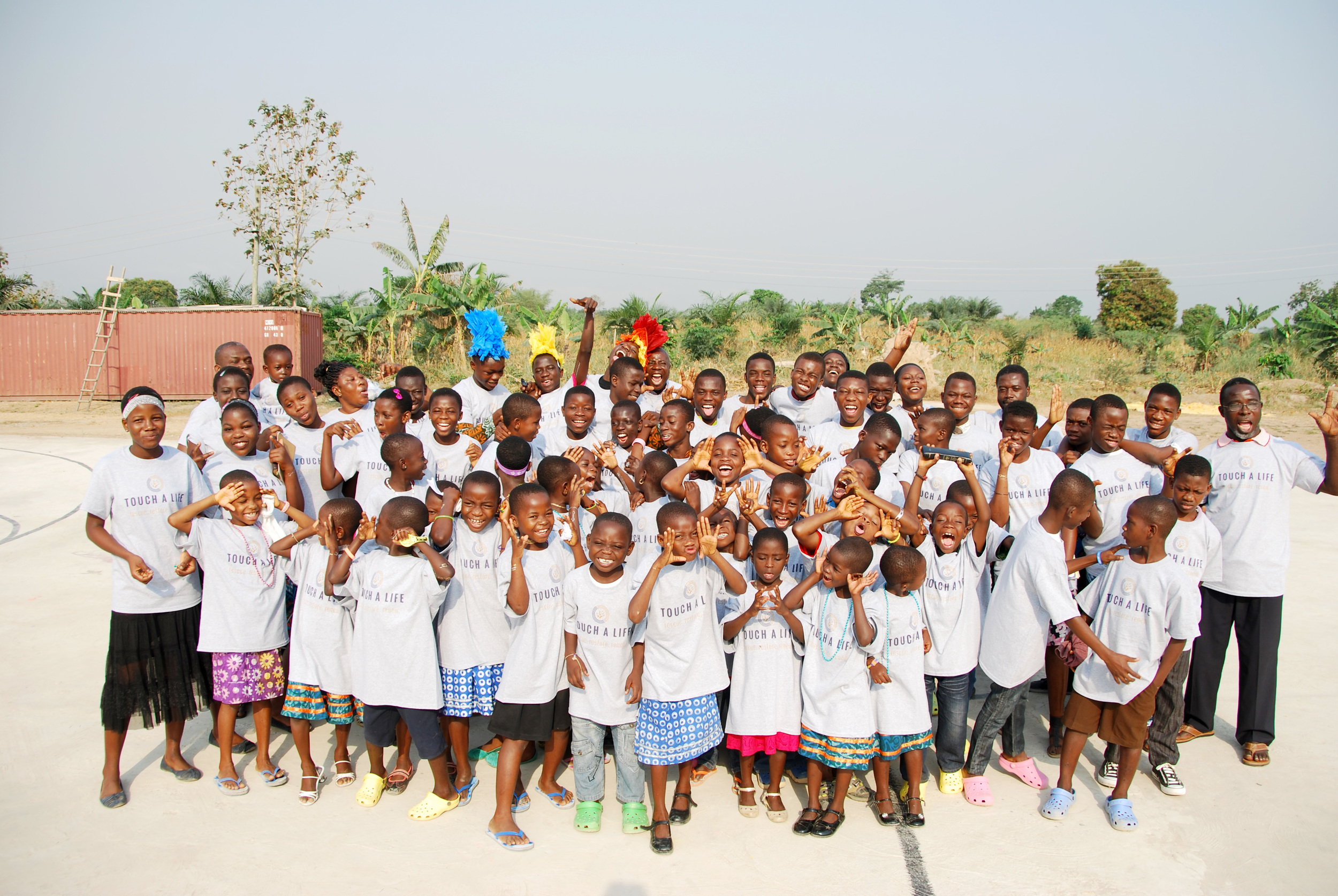  The children who live at Touch A Life's Care Center in Ghana, West Africa. 