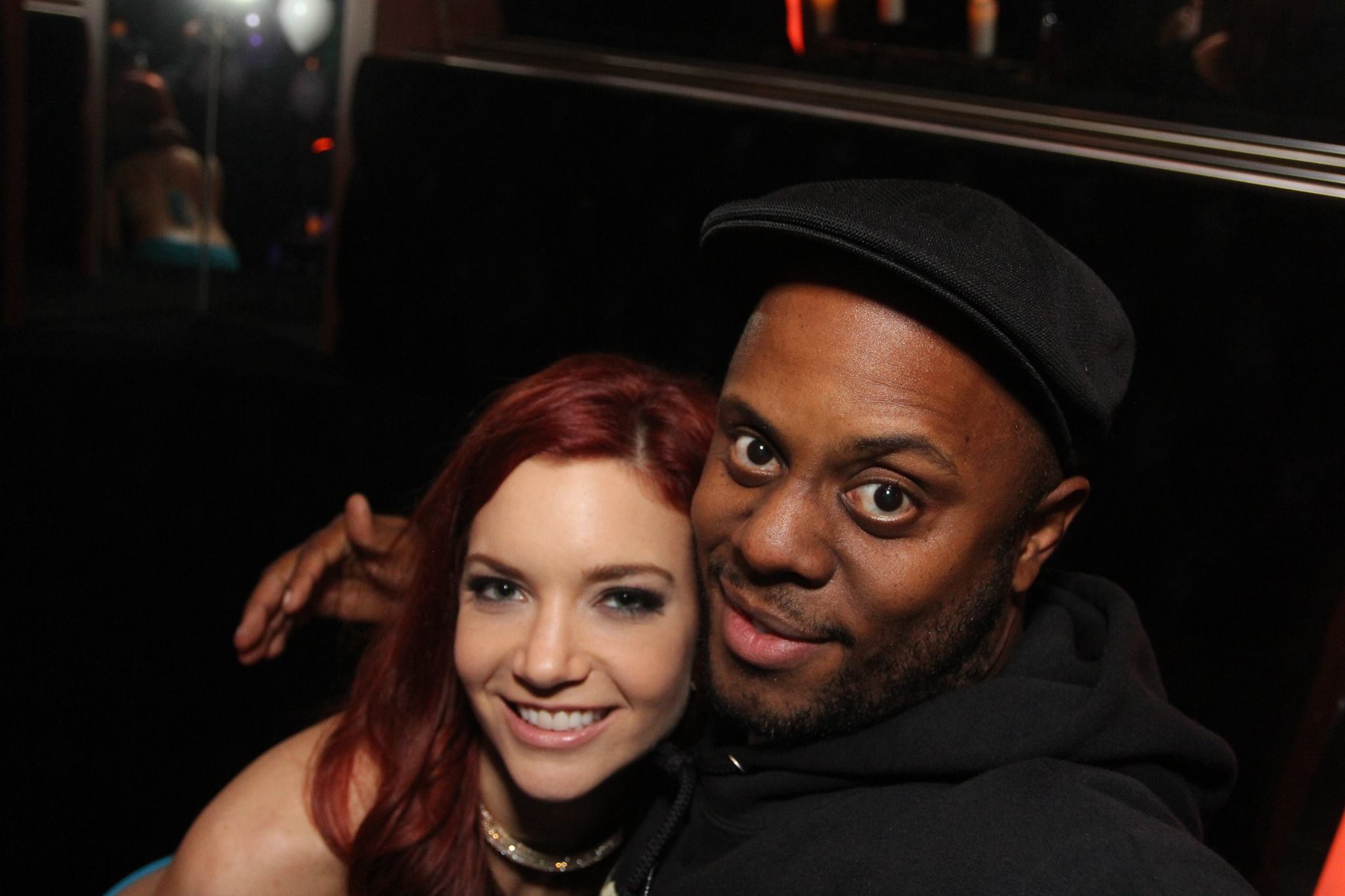 Some sexy porn star and I
