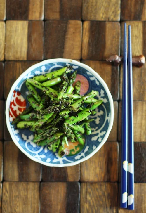 Asparagus + Black Sesame — Set the Table