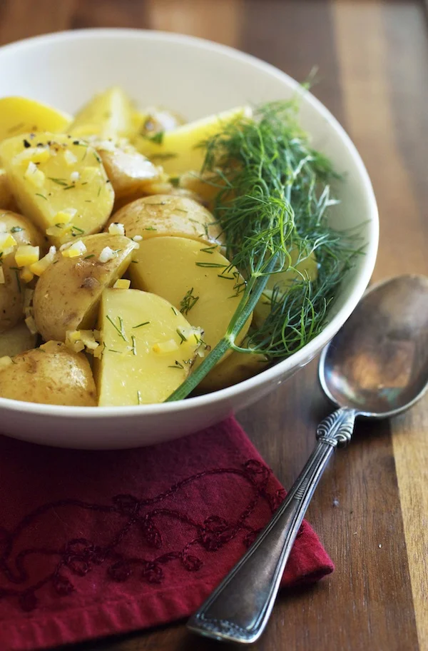 Potato Salad + Preserved Lemon & Dill Vinaigrette — Set the Table