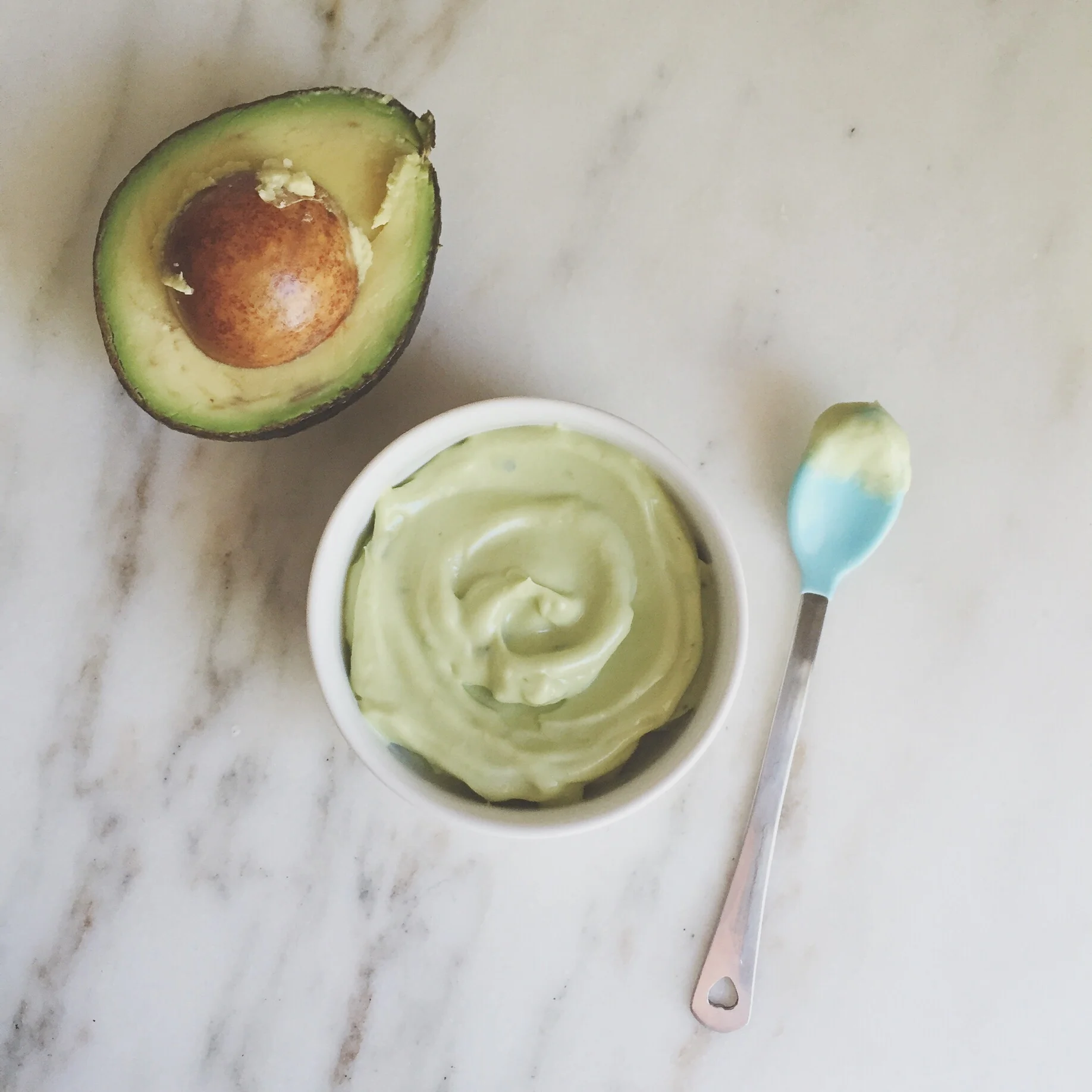 homemade avocado baby food
