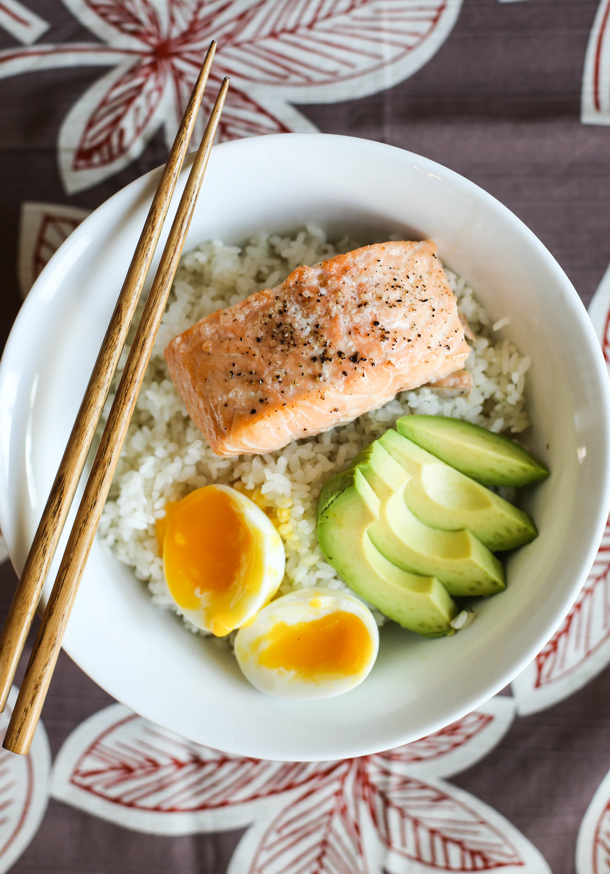 15 Minute Salmon & Avocado Rice Bowls | VIDEO — Set the Table