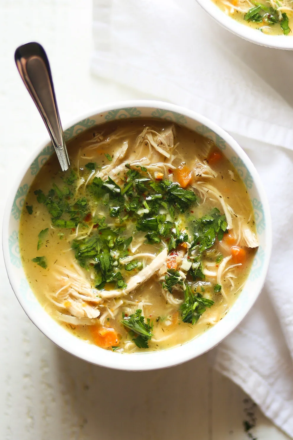 Instant Pot Lemon Herb Chicken Soup