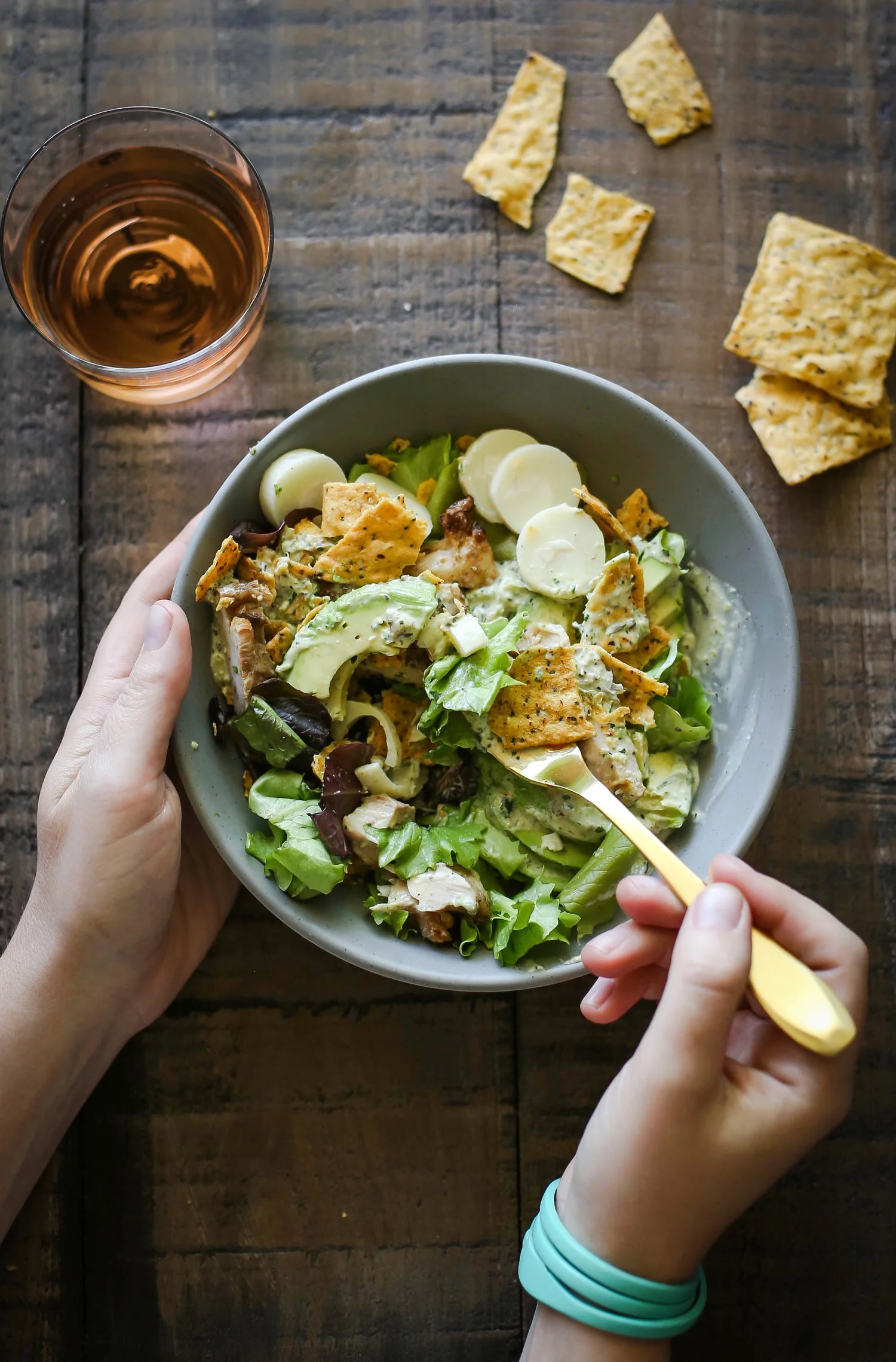 Creamy Grilled Scallion Jalapeño Salad Dressing
