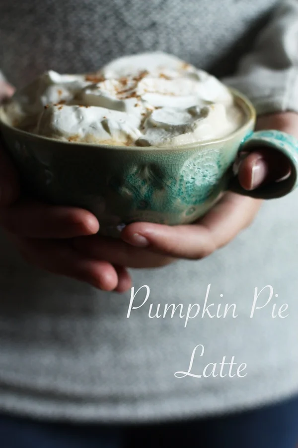 Homemade Pumpkin Pie Latte
