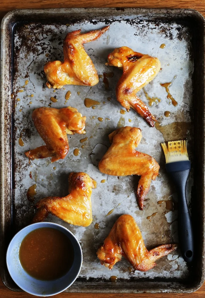 Miso-Honey Glazed Chicken Wings
