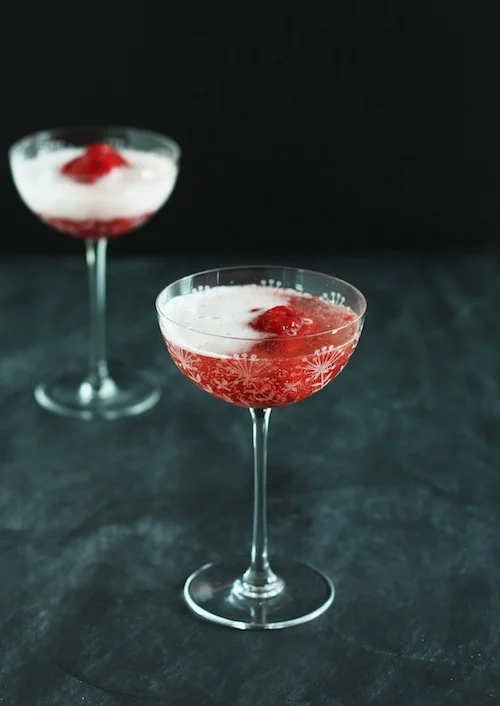 Cocktail Friday Prosecco Sorbet Float — Set the Table Photography