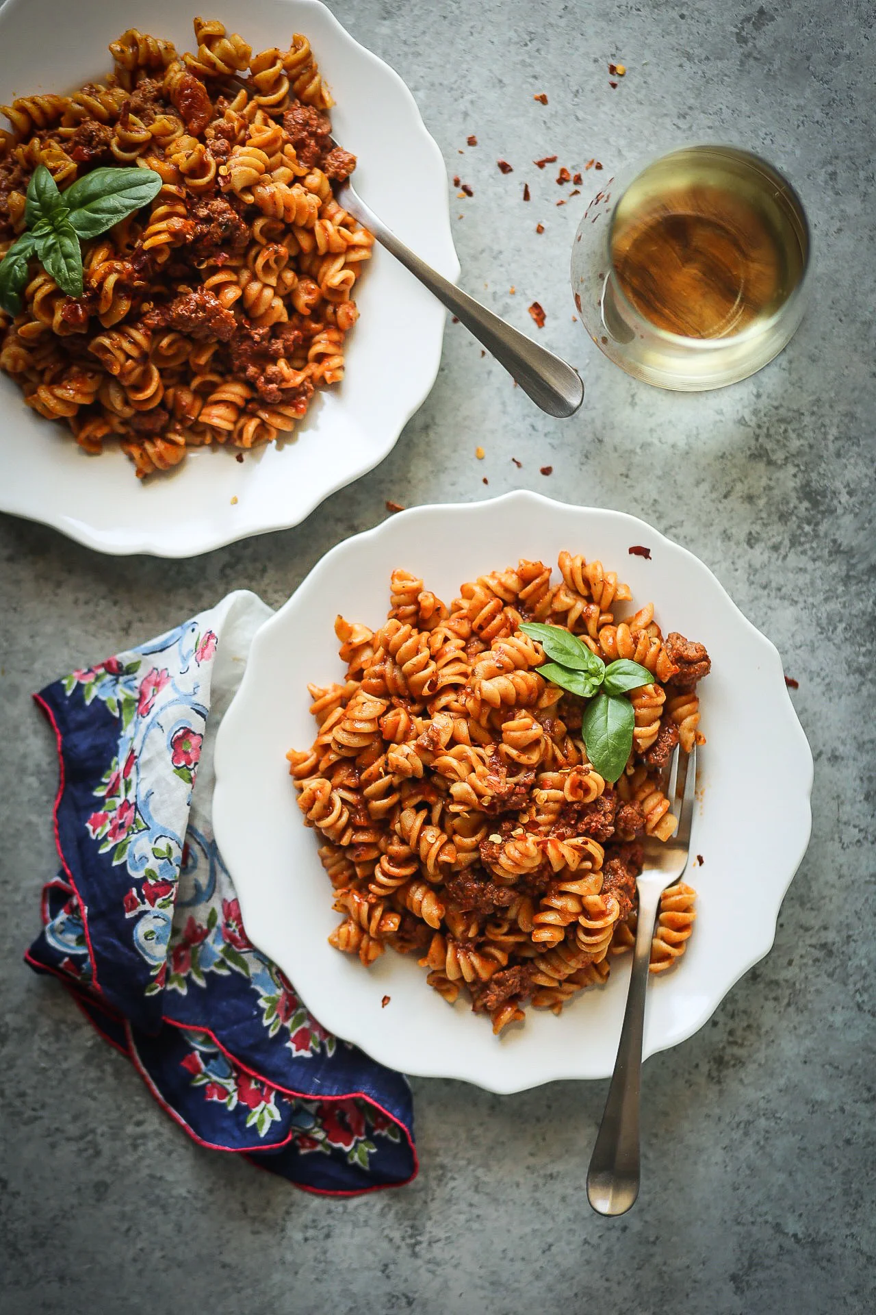 Instant Pot Pasta with Meat Sauce