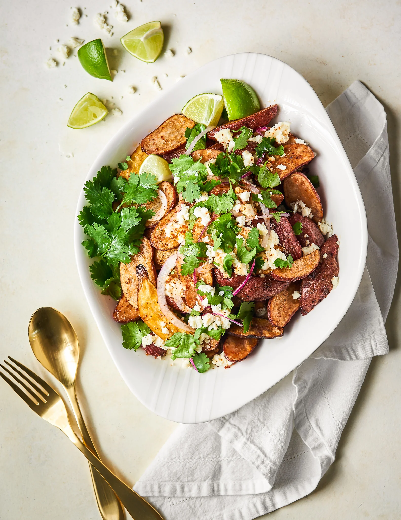 Chili Lime Roasted Fingerling Potatoes