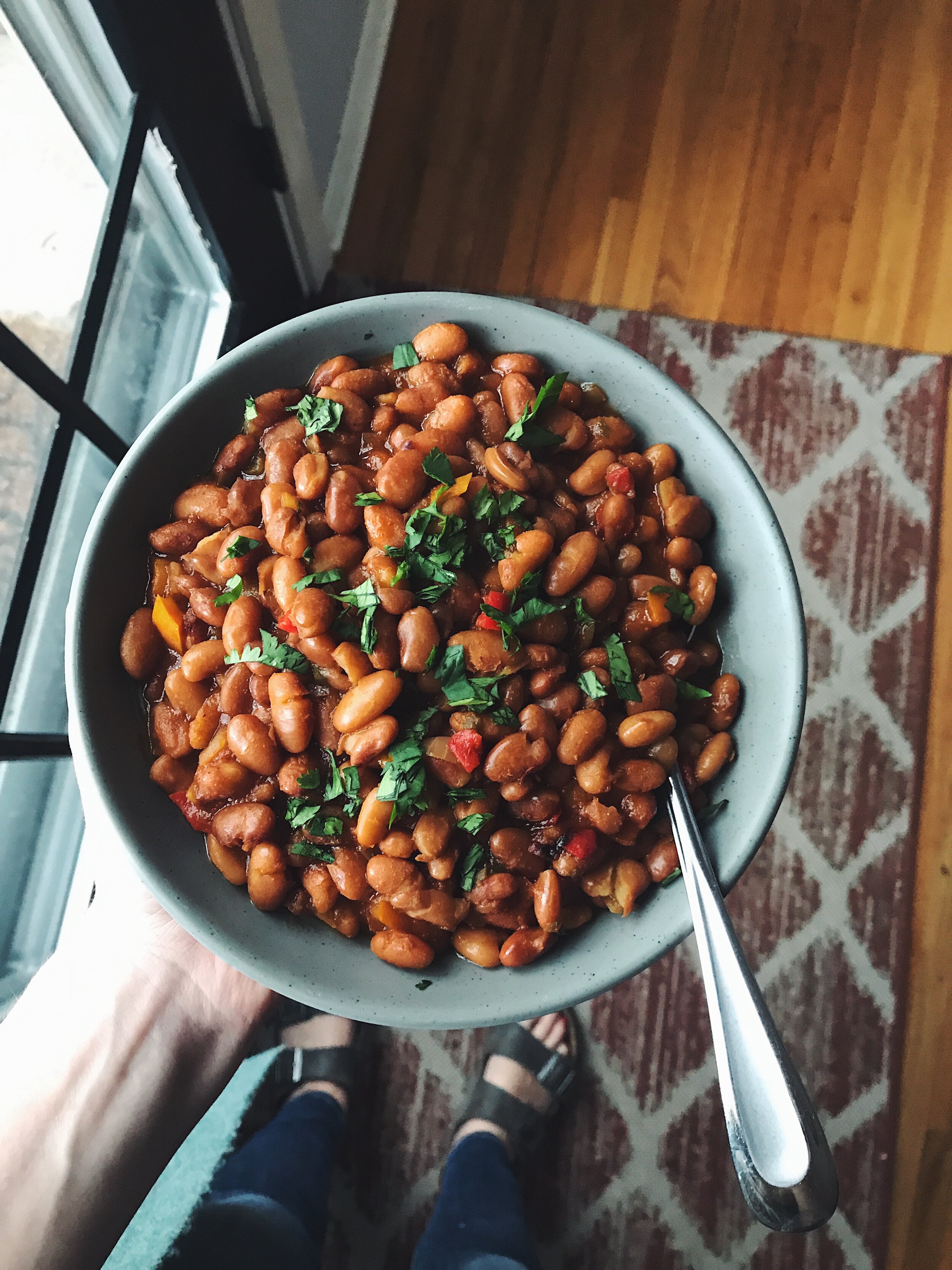 Instant Pot Vegetarian Baked Beans