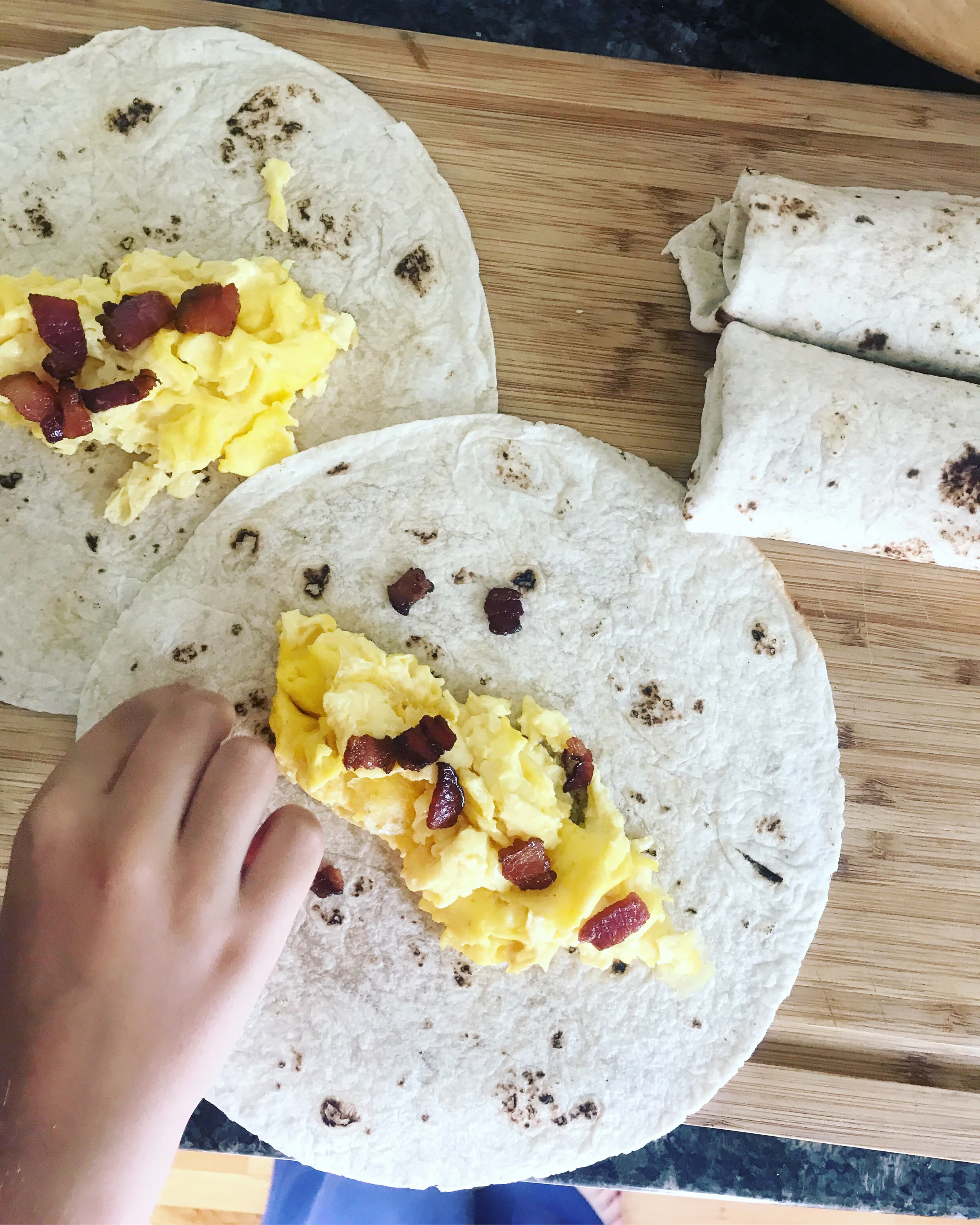 Kid-Friendly Freezer Breakfast Burritos