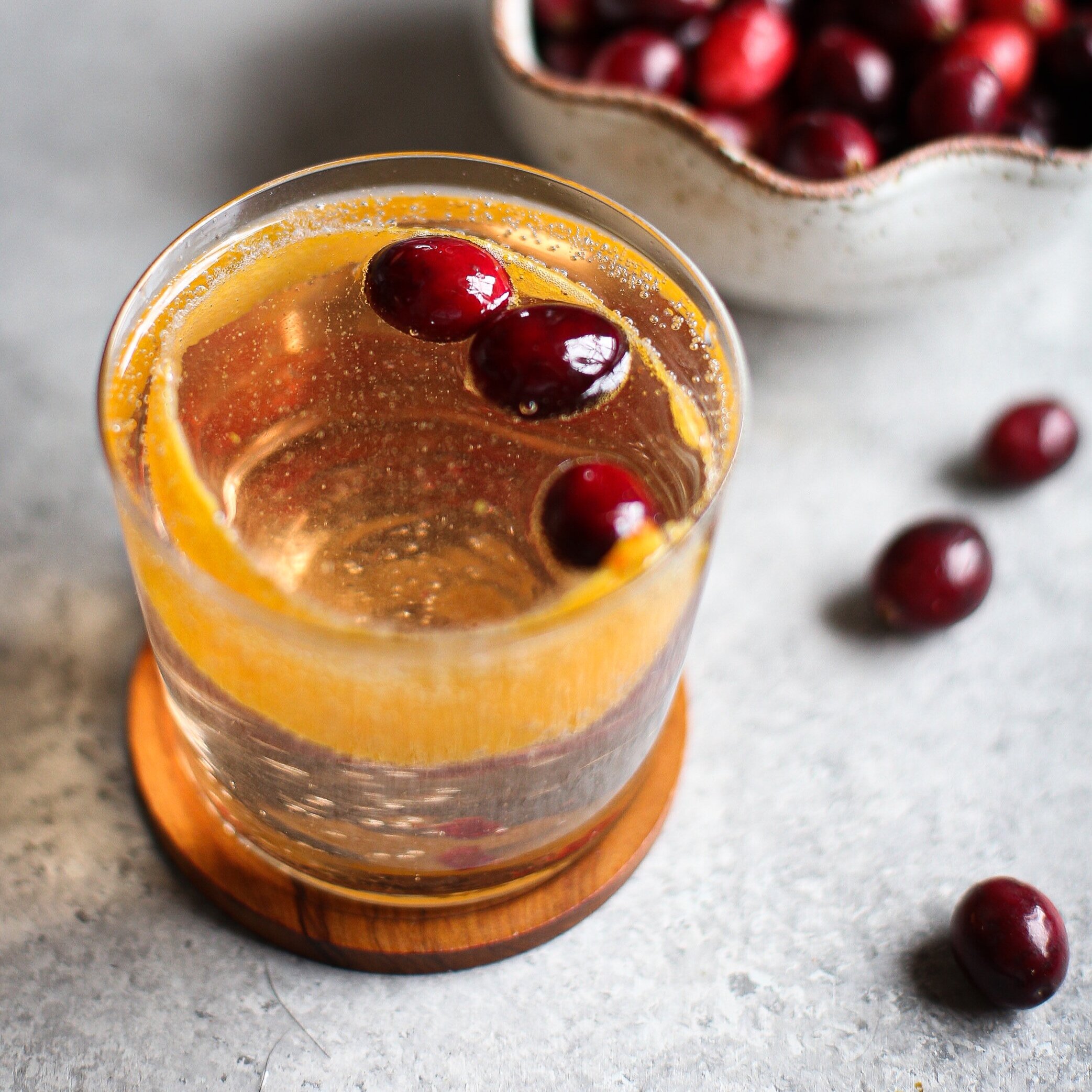 Bourbon Cider Fizz 