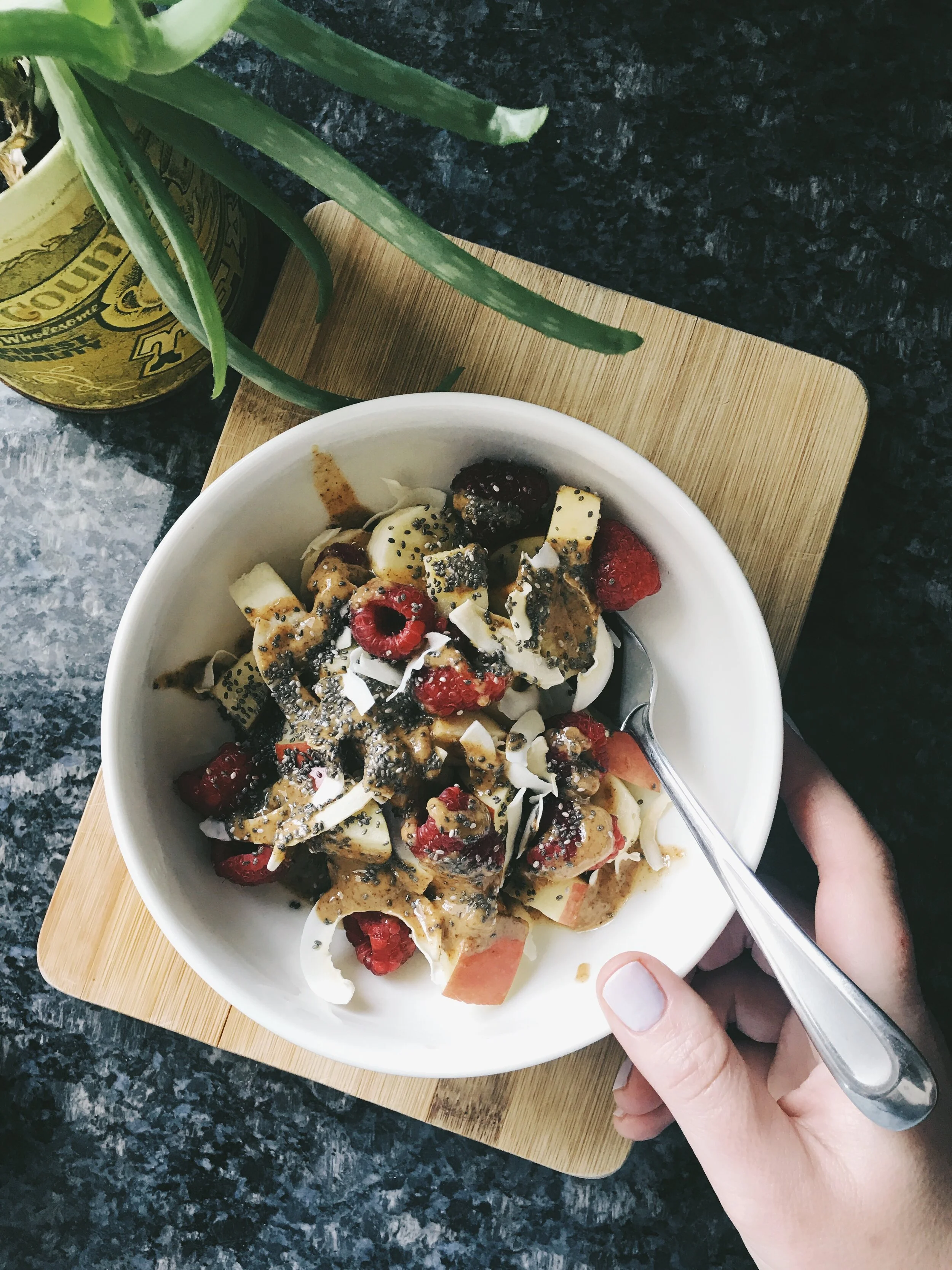 My Favorite Breakfast Fruit Bowl