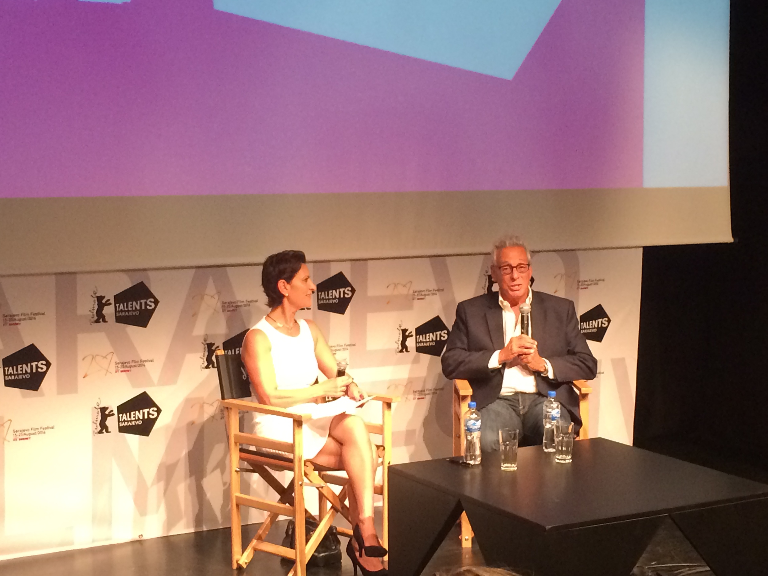 Leading interview with Hawk Koch in Sarajevo, August 2014