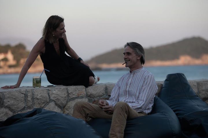 With Jeremy Irons in Dubrovnik, Croatia during Sarajevo Film Festival