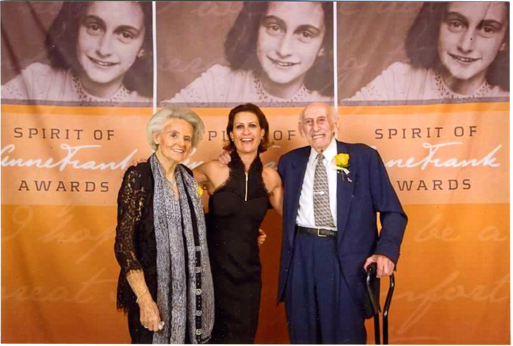 Ohayon at the Anne Frank Awards, NYC