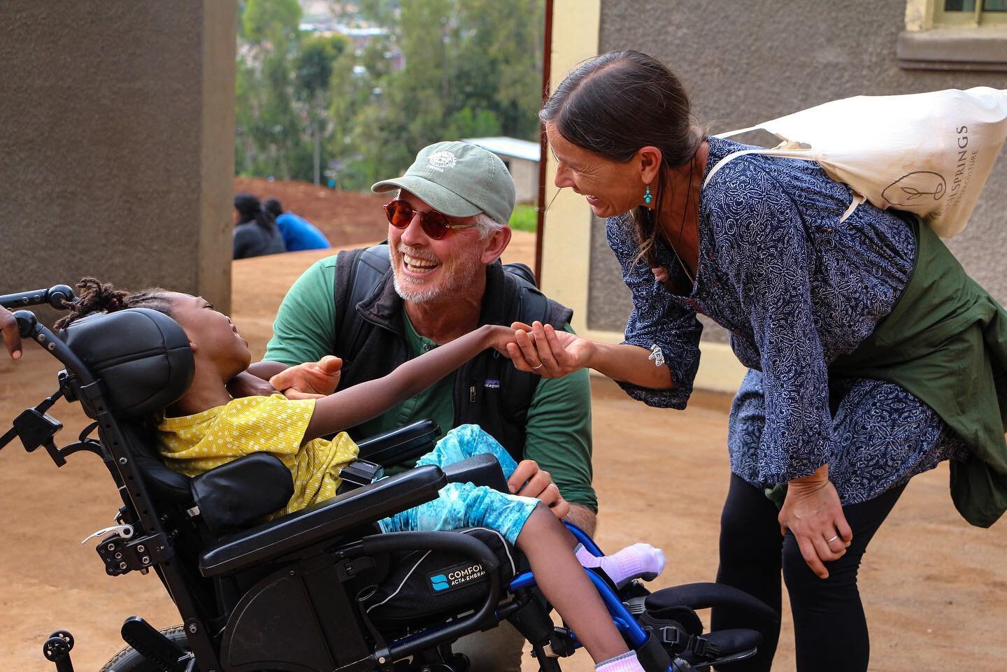 Our site plan designer, Warren Brush, makes one to two trips to Uryadi's Village a year. This year, we had the joy of his wife Cyndi joining. Warren and Cyndi truly lighten up the world wherever they go and with experience caring for children with sp