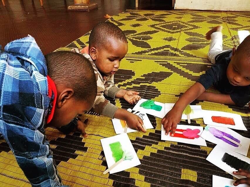 #tbt to learning colors! Now these children are in their second year of Montessori! Watching these children grow over these last two years, growing their curiosity of the world around them and gaining independence, is one of the most beautiful gifts 