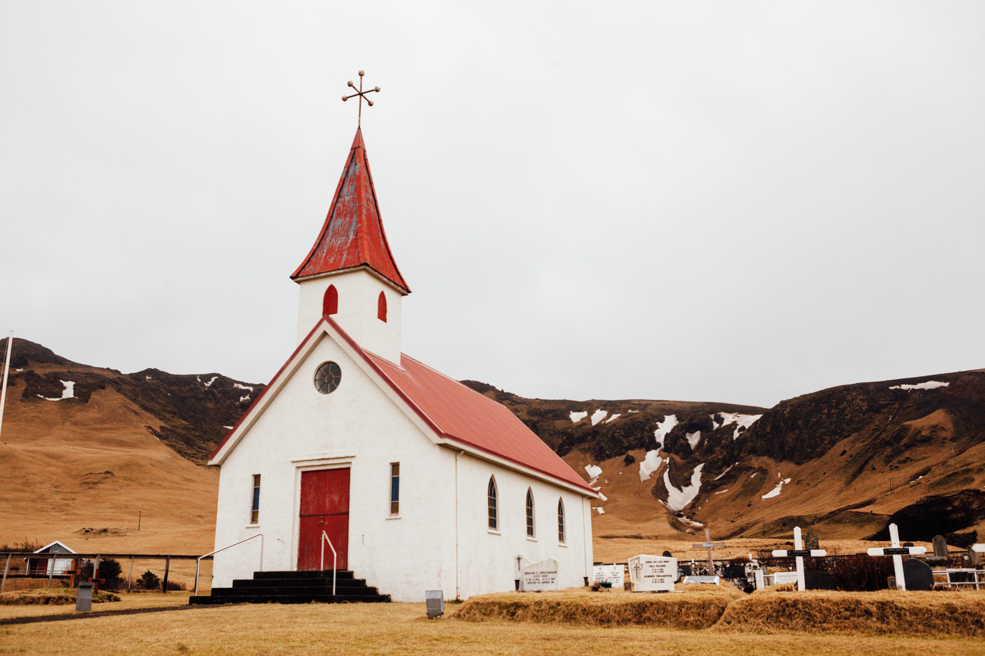  Another beautiful Icelandic church. This one is on the road that leads from Reynisfjara back to the main road. 