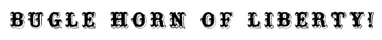 Carnival of Treason - Uppercase: Yes Lowercase: No Numerals: No