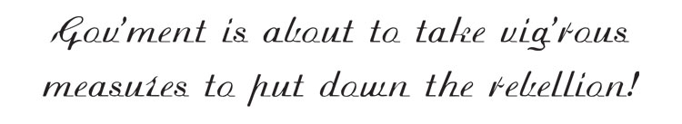 Madisonian - Uppercase: Yes Lowercase: Yes Numerals: Yes