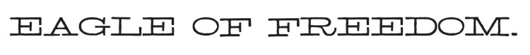 Memphremagog - Uppercase: Yes Lowercase: No Numerals: Yes