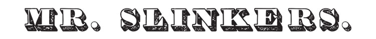 The Striped Pig - Uppercase: Yes Lowercase: No Numerals: No
