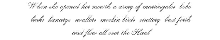 The North Star - Uppercase: Yes Lowercase: Yes Numerals: Yes