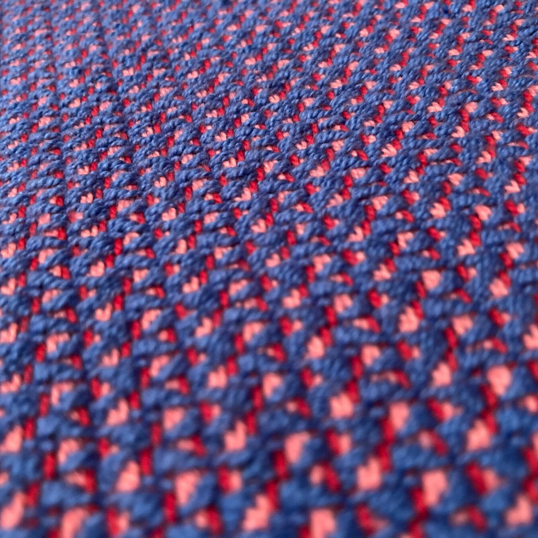Red Blue Pink Close Up Pattern Tina Knop Morse
