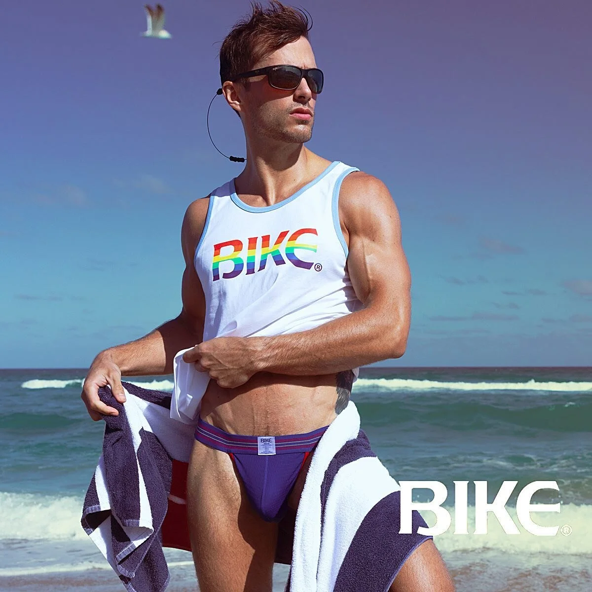 B i K E 🌊🌊🌊

Campaign shoot for @bikeathletic! The original founder of the jock strap✨🏳️&zwj;🌈

#brand @bikeathletic 
#styling @jamibriggs_stylist 
#photography @jamie_mann 
#model @markaturnipseed 
#grooming @whitneyparkermakeupandhair 
#creati