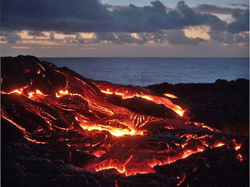 Volcano National Park and the Kalapana Lava Flow