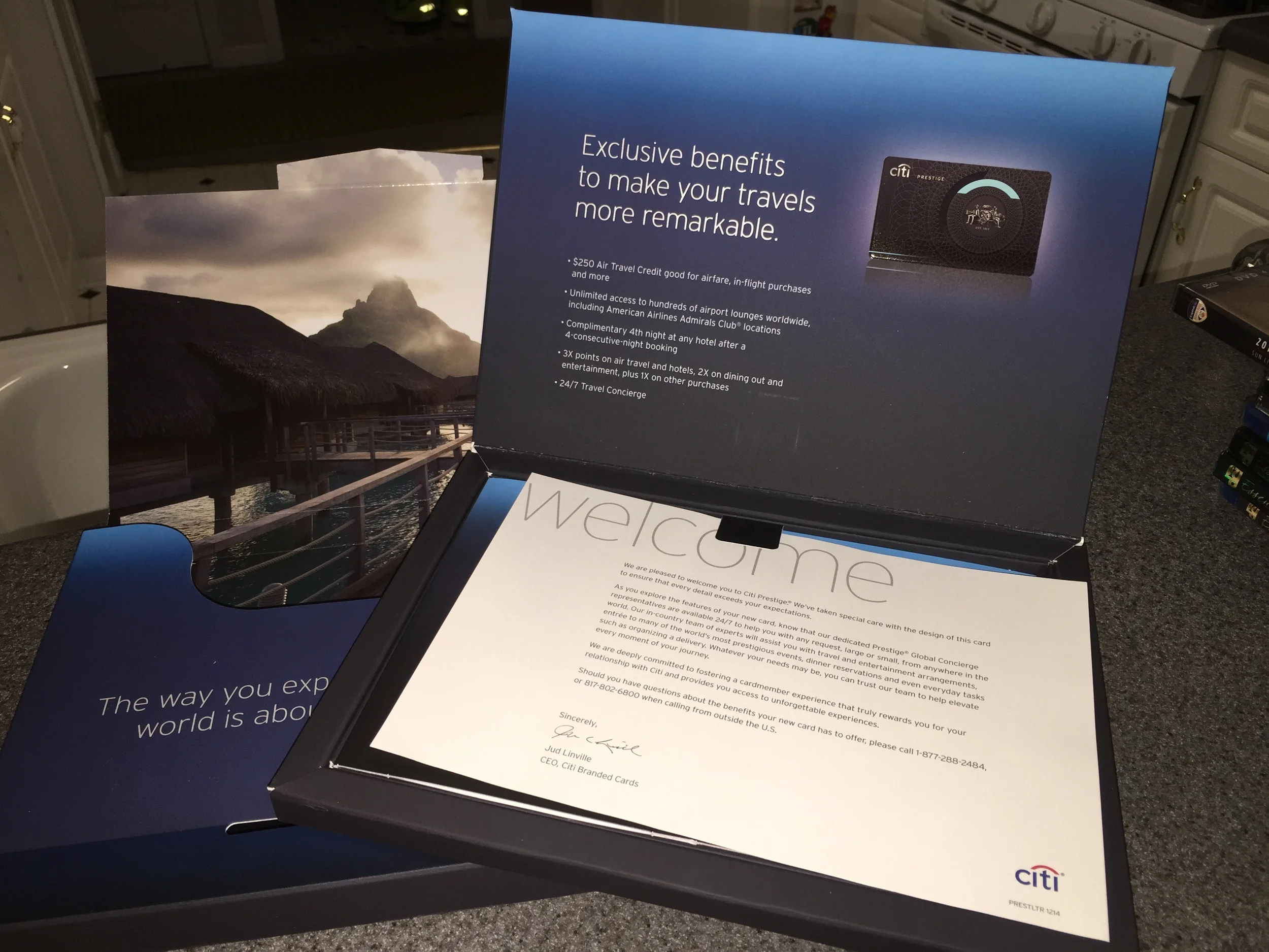 Citi Prestige Card documentation (click to enlarge)