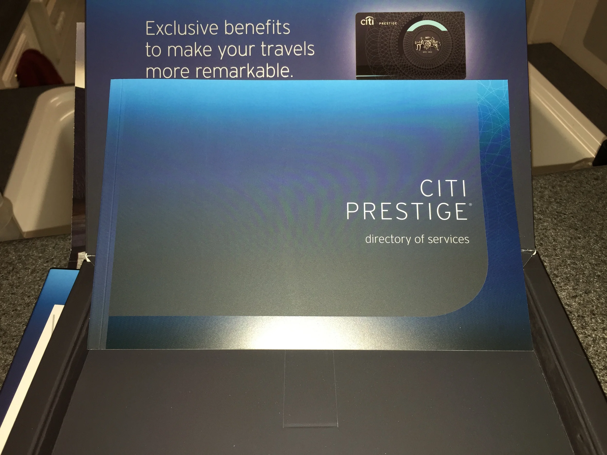 Citi Prestige Card documentation (click to enlarge)