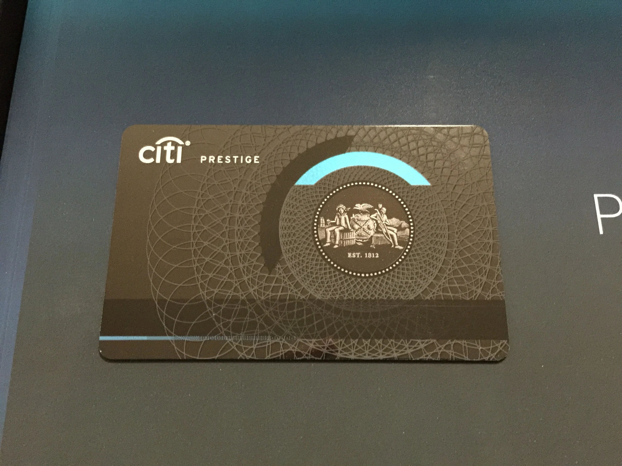 The Citi Prestige Card (click to enlarge)