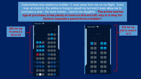 Flight seat availability as posted by Frank Strong on Sword and the Script blog (click to enlarge)