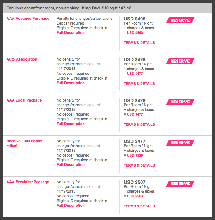 The AAdvantage promo rate is significantly higher than the AAA rate for only 1000 bonus miles!