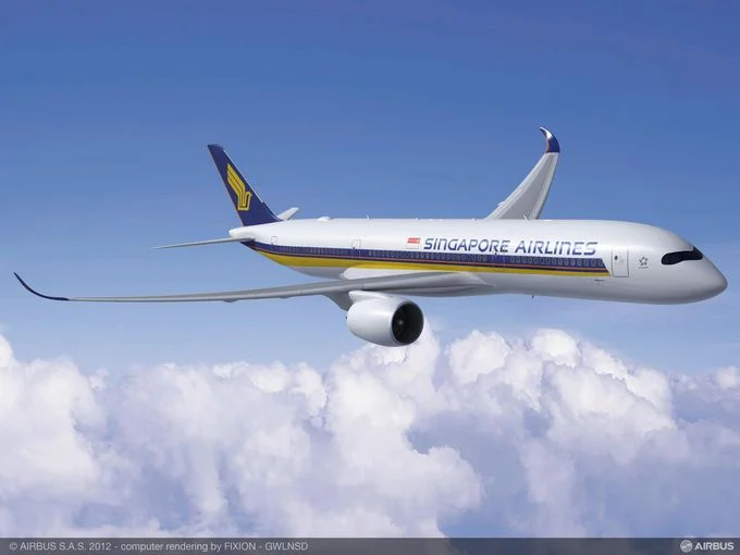 Singapore Airlines will use Airbus A350s when it resumes non-stop service from the U.S. to Singapore