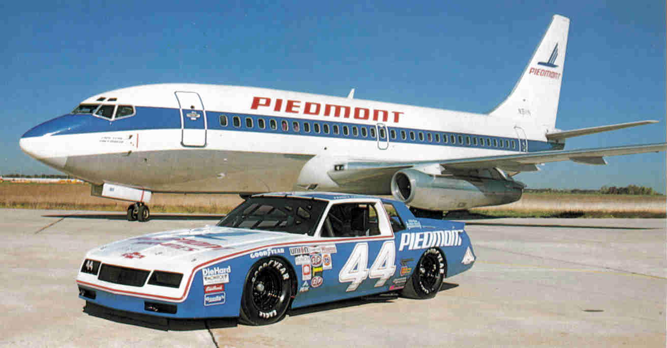 Piedmont Airlines, based in North Carolina, sponsored a race team before NASCAR became a mainstream sport