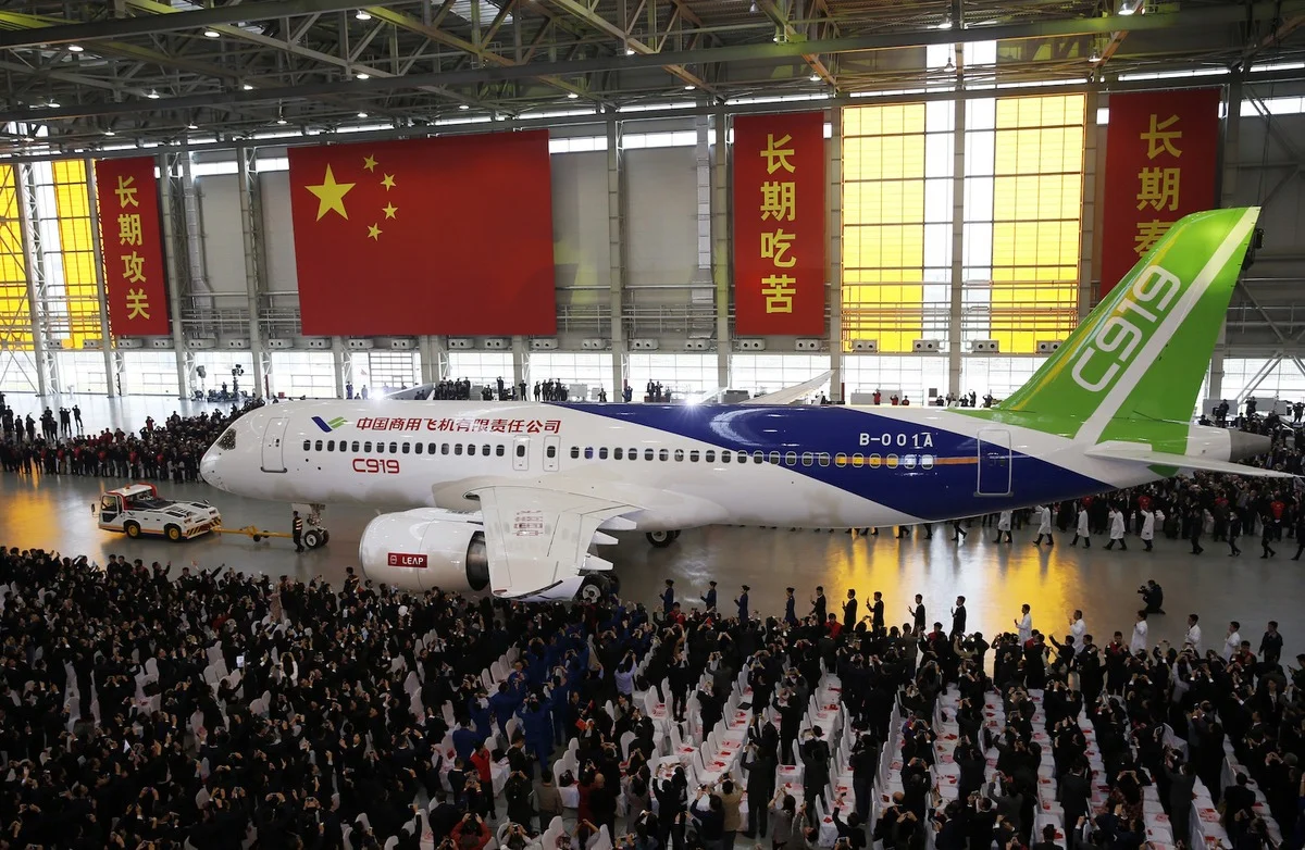 Commercial Aircraft Corporation of China (Comac) unveiled its C919 earlier this week in Shanghai