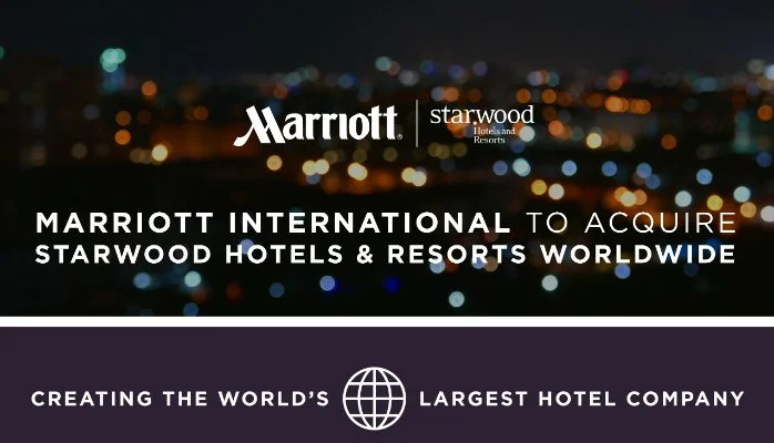 Marriott is acquiring Starwood, creating the world's largest hotel company