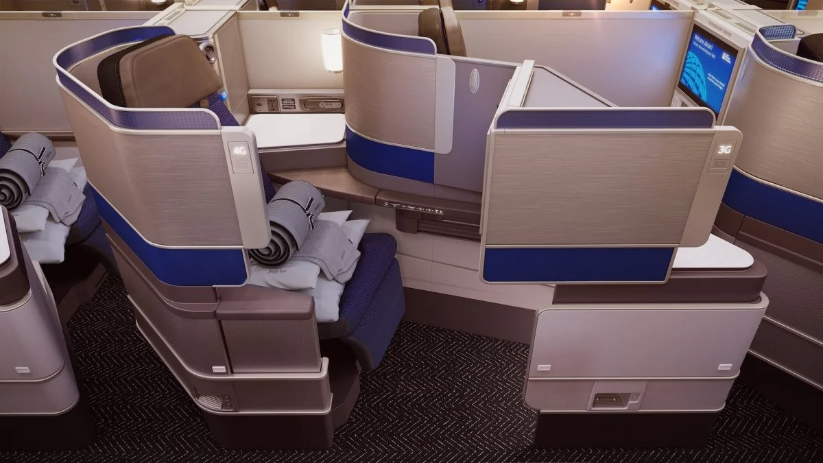 United Polaris business class seating&nbsp;(Photo: United Airlines)